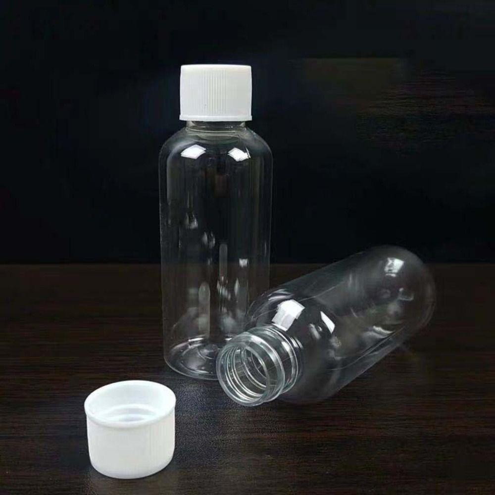 Caps 60ml for Liquids Ginger Shot Bottles 2 Oz Small Bottles Plastic Container Refillable Bottles