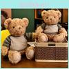 Vintage Teddy Bear Plush Toy Cute Stuffed Animal Soft Pillow Gift For Kids
