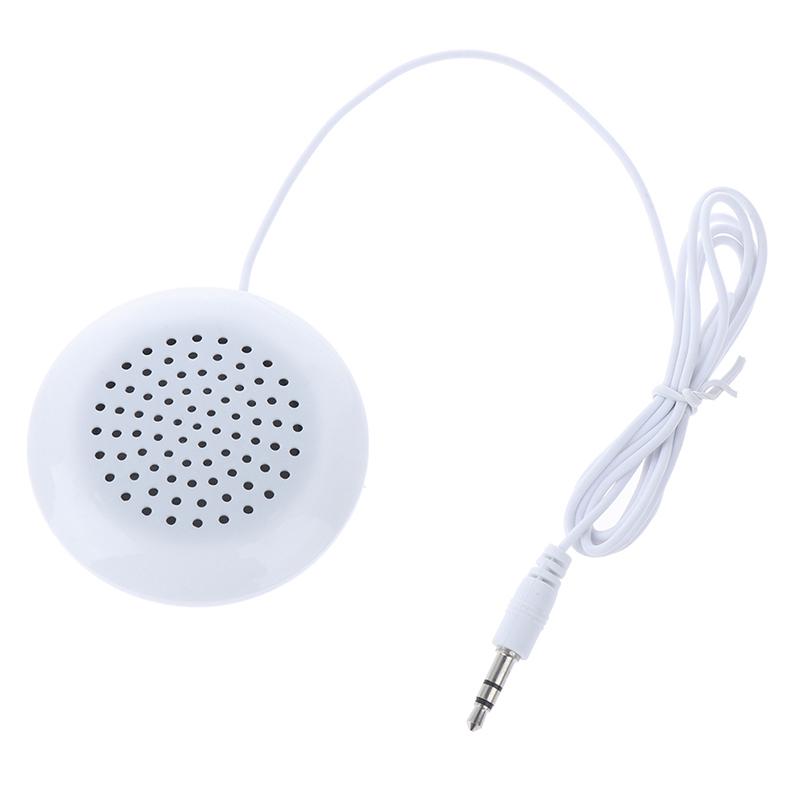 Портативный мини-динамик Aux Pillow 3,5 мм для Mp3 Mp4 CD телефона белого цвета