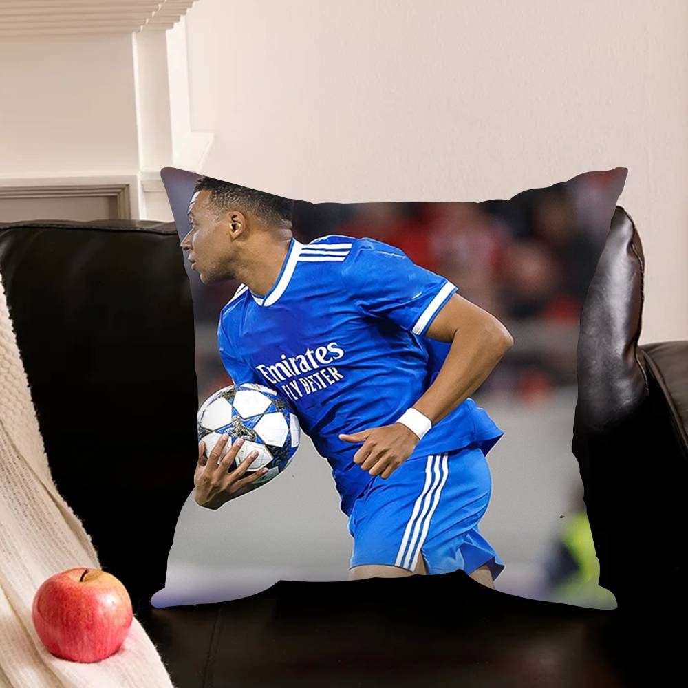 K-Kylian-N M-Mbappe-E S-Star-E Наволочка Для Дивана Комнаты Офиса Декор Печатный Защитный Чехол Для Подушки Подарок На День Святого Валентина На Заказ