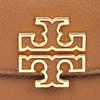 Tory Burch Fashion Chain Shoulder Strap Metal Logo Pebble Grain Leather And Fabric Single Shoulder Crossbody Handbag Women handbag Moose 149645-909