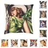 Наволочка Tamara De Lempicka 45x45 см, диван для молодой леди с перчатками, современный чехол для подушки, автомобильная наволочка, уличная подушка