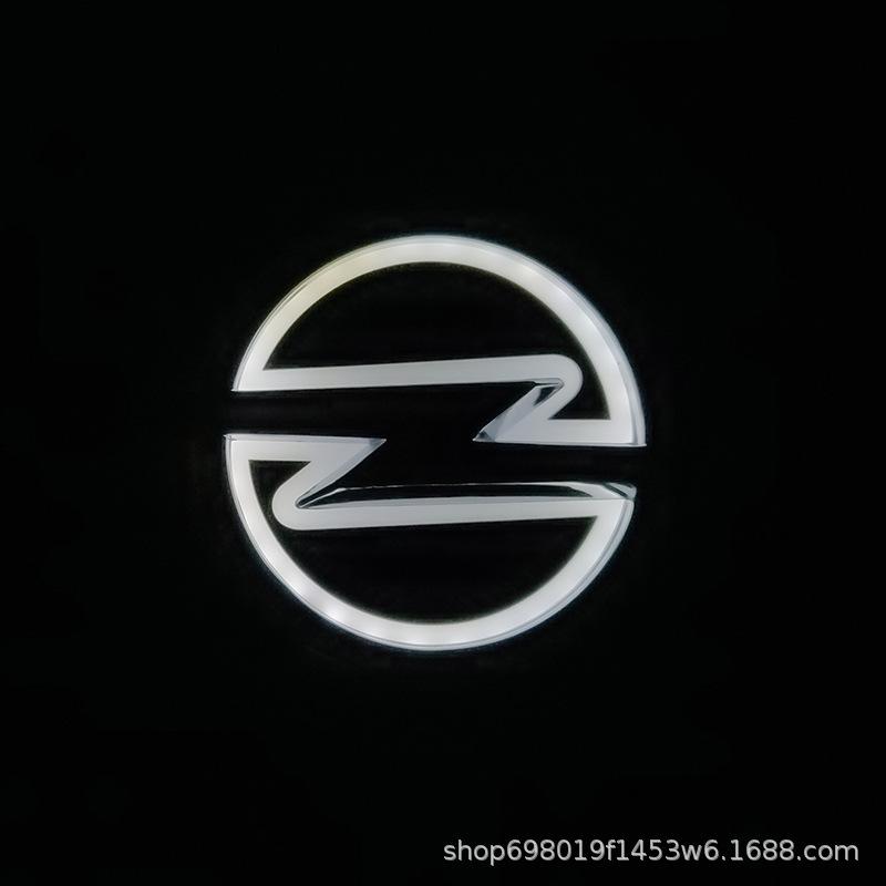5D Glowing LED Rear Car Emblem Light Special Fit For Opel Antara, Illuminated Trunk Logo Badge Lamp Auto Modification Accessories