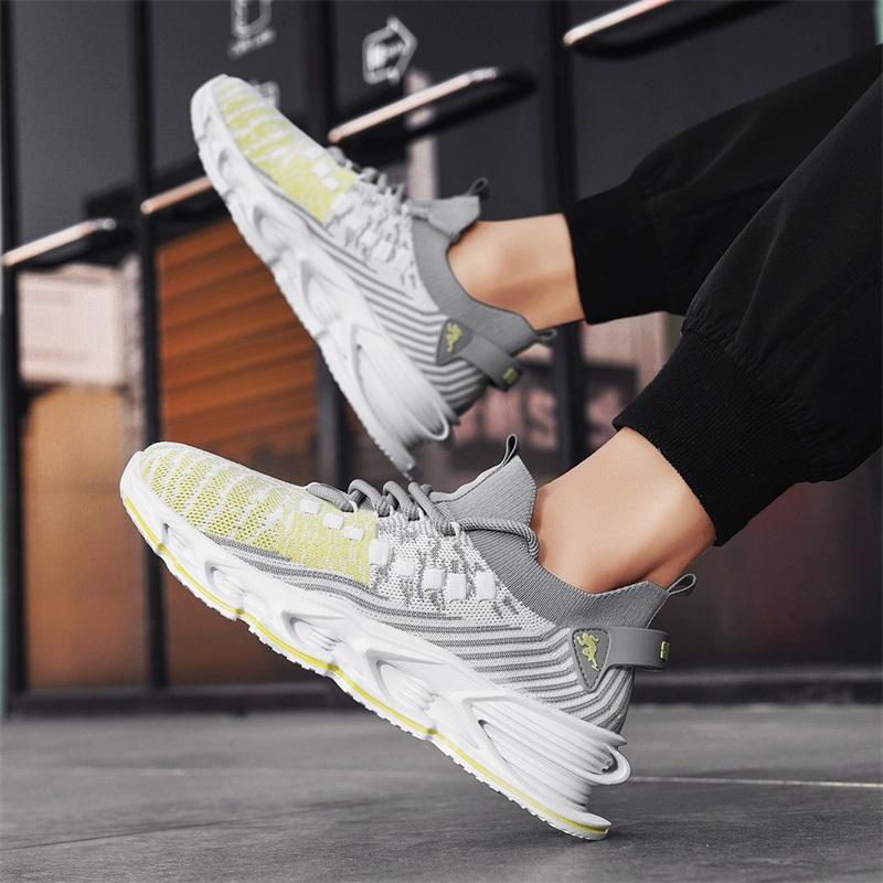 Men's Breathable Casual Sneakers Air Mesh Running Shoes Lightweight Summer Outdoor Sports