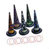 15Pcs Halloween Rings Toss Game Set Sports Cones Toys Party Games, for Indoor