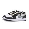 Jordan Air Jordan 1 Износостойкие Низкие Винтажные Баскетбольные Кроссовки Мужские Черно-Серые 553558-131(Команда85-)