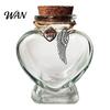 Pet Hair Preservation Bottle Keepsake Transparent Glass Storage Box with Cork Dustproof Jar Seal Preserve for Dog or Cat Memories Holder