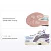 Li Ning Детские Qiang Yue V2 Удобные Универсальные Нескользящие Износостойкие Низкие Повседневные Кроссовки Детские Повседневные Кроссовки Белые Фиолетовые YKCU046-2