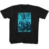 Aerosmith Walk This Way Групповое Фото Молодежная Футболка Рок-Группа Музыка Мерч