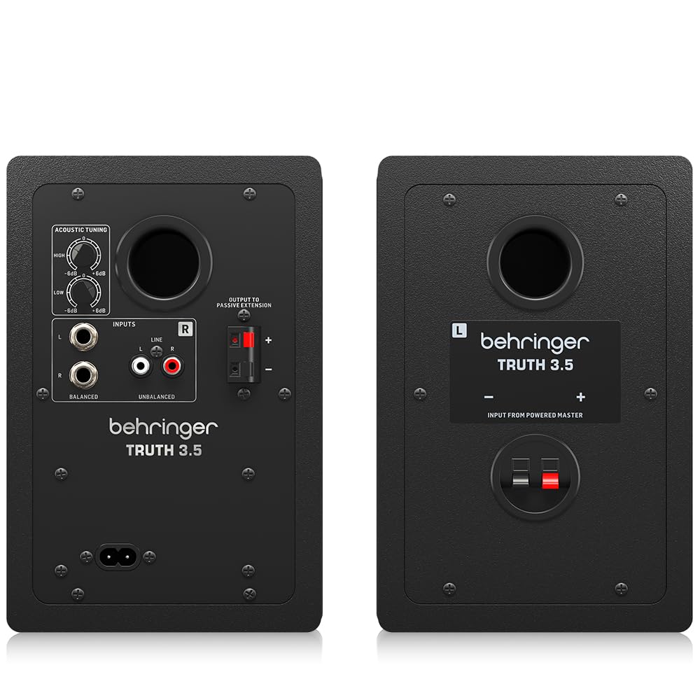 Behringer Monitor Speaker Pair TRUTH Series Inch Woofer Model TRUTH 3.5 3.5