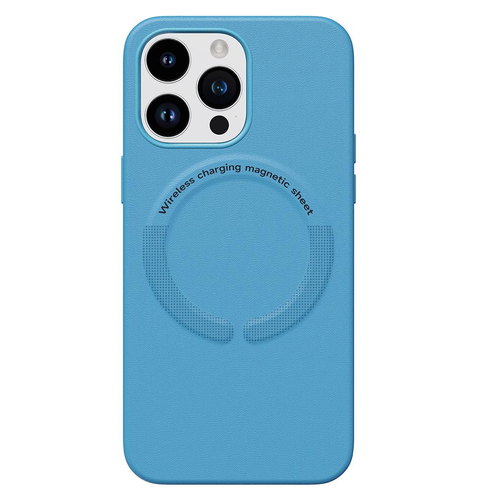 Кожаный чехол для Magsafe с беспроводной зарядкой iPhone 15 14 13 Pro Max 12 13 Pro 14 Pro iPhone14 противоударный чехол для телефона Капа
