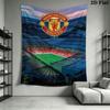 Shiny MUFC CardsWall Hanging Printed Fabric Blanket Decorative Tapestries for Bedroom Living Room Home Decor