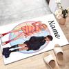 Custom Addams Family Wednesday Mat Personalized Name, Polyester Washable Indoor Entryway Rug, Gift for Christmas, Easter, Thanksgiving Day