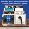 Cascading CD Storage Rack Organize Cd Collection With Style Nail Polish Organiser Dvd Storage Boxes