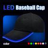 Cotton Flashing Glow Rave Party Cap Sunscreen Hip-hop Luminous Hat LED Light Baseball Cap Street