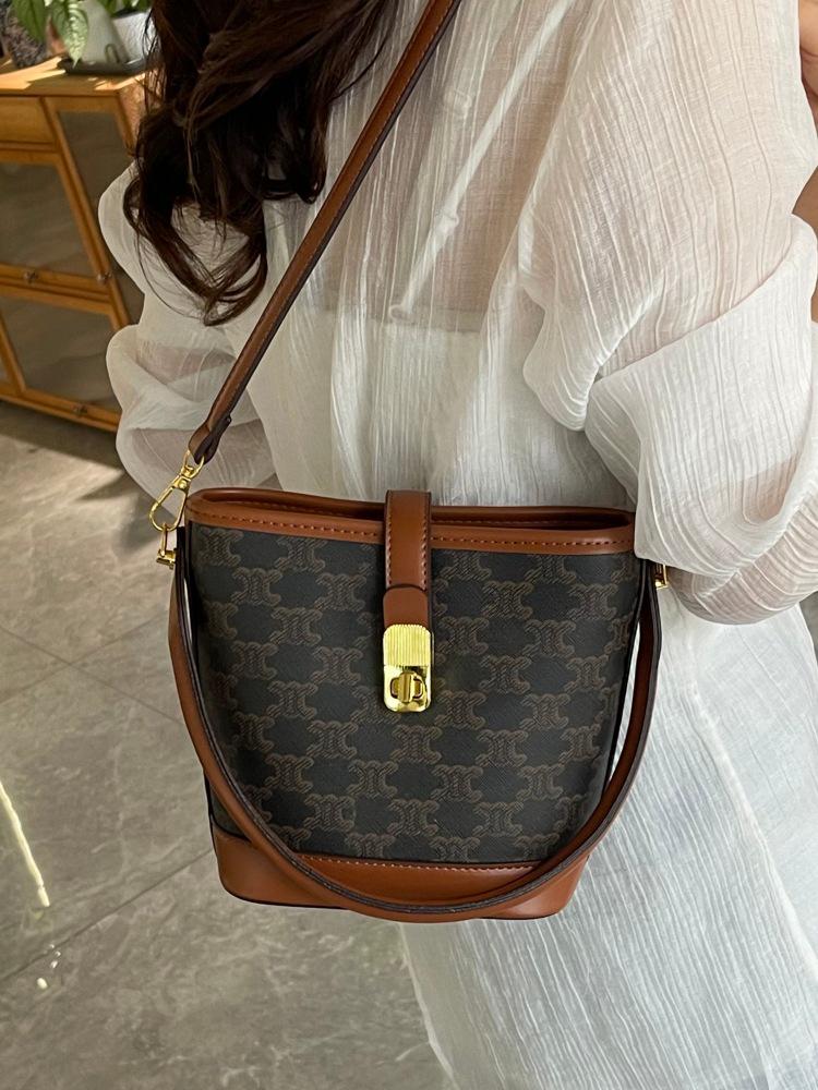 Модная роскошная сумка в корейском стиле с принтом: Женская универсальная сумка на плечо и через плечо