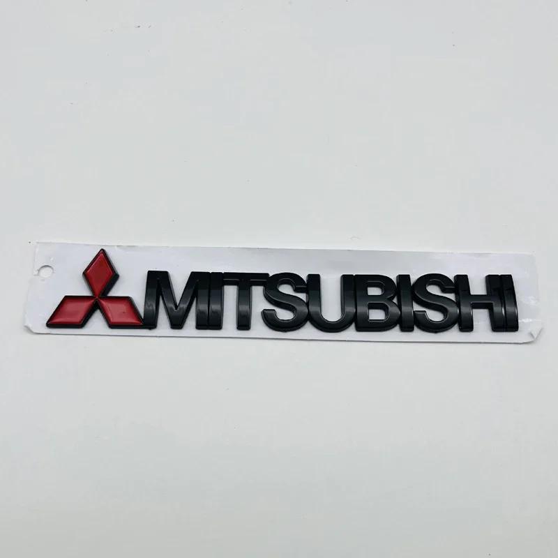 3D Metal Letters Car Side Trunk Emblem Sticker for Mitsubishi Outlander, Pajero, Lancer – Car Decoration