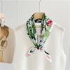 65*65cm 100% Mulberry Silk Printed Square Scarf Shawl Neckerchief