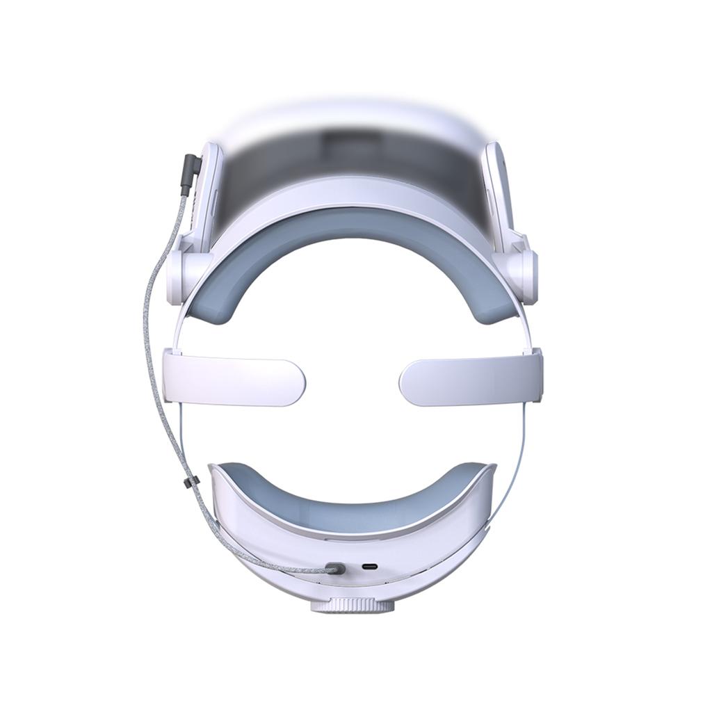 Ремешок на голову, совместимый с гарнитурой Meta Quest3 VR, 5000 мАч, перезаряжаемый, регулируемый на 360 градусов