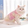 Dog cat clothes autumn and winter warm flannel mermaid bipod medium and small dog pet supplies