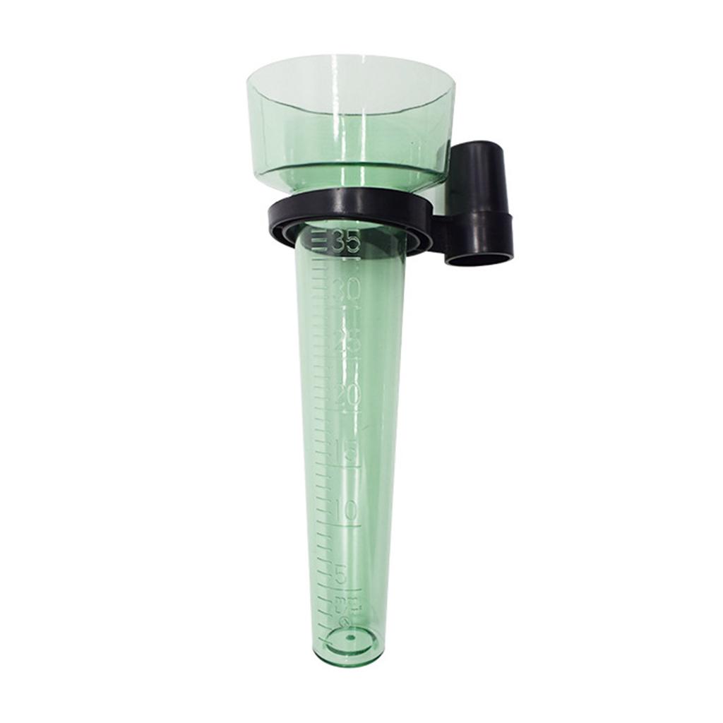 35ml Capacity Rain Gauge Outdoor Detachable Glass Rain Gauge with Stand Ground Rain Meter Rainfall Gauge