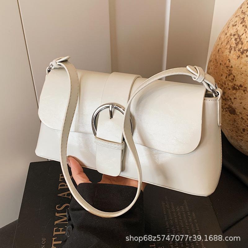 French Niche Underarm Small Bag Women's 2025 New Fashion Versatile Shoulder Bag High-end Commuter Messenger Bag Tide