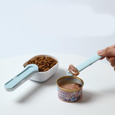 Ложка для корма для собак и кошек, ложка для корма для домашних животных, ложка для консервирования с ручкой и зажимом, совок для кошачьего корма