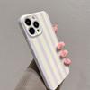 Роскошный фиолетовый полосатый чехол Clmj Swag для Xiaomi Mi 15T 14T 13 12 10 11 Poco C40 M5 X3 F4 NFC Pro 4G 5G Глянцевая пленка Жесткий ПК