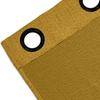 Insulating and 100% Blackout Eyelet Curtain 135x250 Cm ECLIPSE Mustard, by Soleil D'ochre