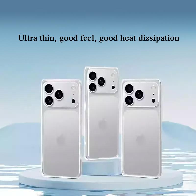 Кристально Чистый Ультратонкий Гибкий Силиконовый Чехол из ТПУ для iPhone 17 Pro Max Air 5G Прозрачный Мягкий Защитный Чехол Аксессуары