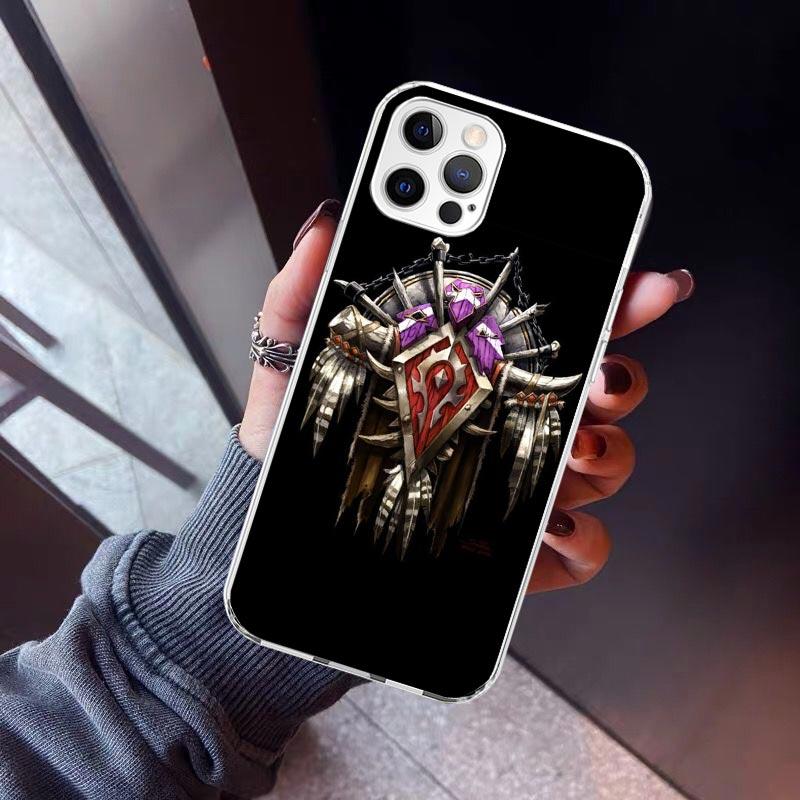 W-World Of W-Warcraft W-Wow Чехол для телефона iPhone 17 Air 16 15 Pro Max 14 Plus 13 Mini 12 11 Чехол 7 8 SE Силиконовый Чехол Печать F