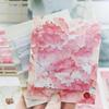 Sakura Hibiscus Ink Painting Notes Sticky Marble Exquisite Design Notebook Stationery Office School Supplies