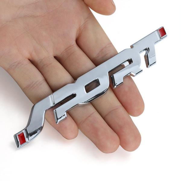 Car Metal 3D SPORT Logo Emblem Badge Sticker Trunk Fender Decal Accessories