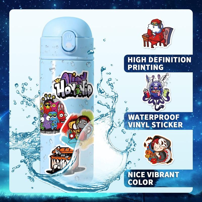 10/25/50 шт. Стикеры с уличным граффити для скейтборда, скейта, автомобиля, мотоцикла, багажа, бутылки для воды, блокнота, ноутбука, телефона, компьютера