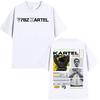 2025 Summer Rapper Vybz Kartel Album Graphic Mens Hip Hop Gothic Short Sleeve TShirt Retro 100 Pure Cotton Printed Tshirt