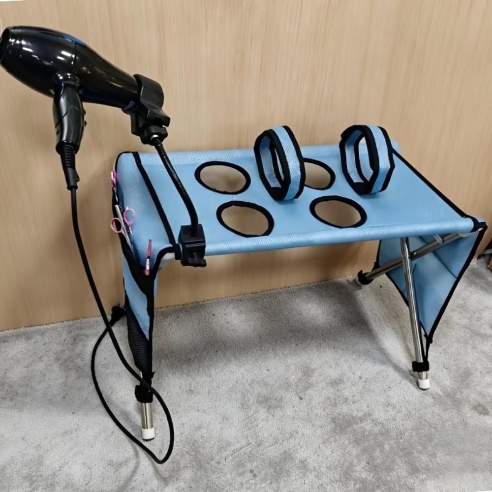 Anti-Scratch Dog Cat Washing Hammock with Hair Dryer Holder Nail Clipping Station Puppy Cat