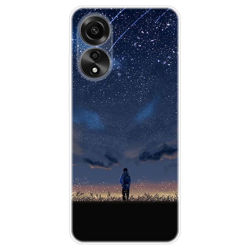 Для OPPO A58 A 58 4G чехол Мягкая силиконовая задняя крышка Мультяшный чехол для телефона Разнообразие