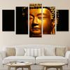 HD напечатанная картина Золотого Будды на холсте с принтом Декор для комнаты печать плакат картина холст без рамки