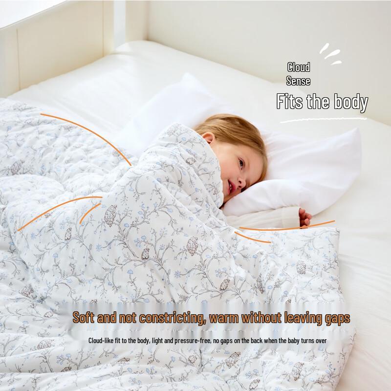 DOMIAMIA Breathable Antibacterial Baby Quilt