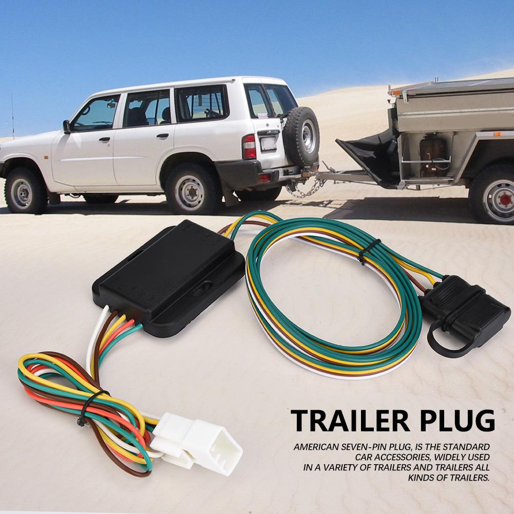 4 Pin 12V US Trailer Hitch Wiring Tow Harness Power Controller Plug Trailer Power Controller Trailer