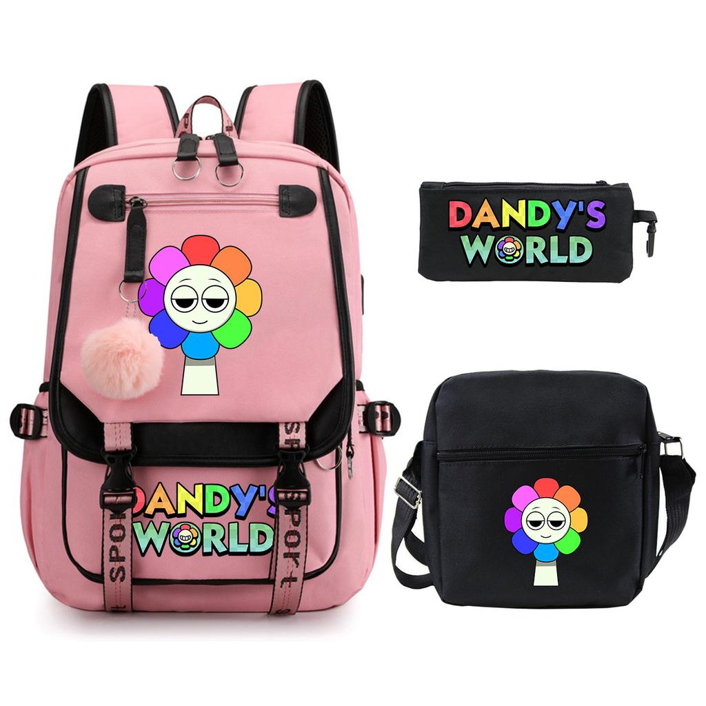 Детский рюкзак Dandy's world school trend большой вместимости для учеников начальной и средней школы, сумка для досуга