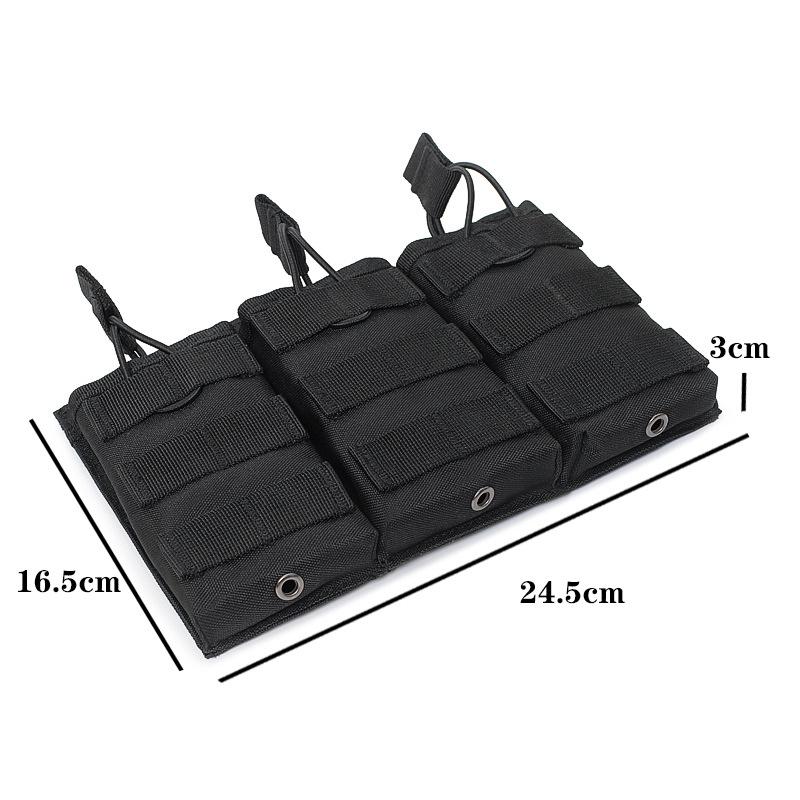 1000D Nylon Tactical Magazine Pouch for Airsoft AK 5.56mm M4 AR Hunting Accessories Single/Double/Triple Magazine Bag 5