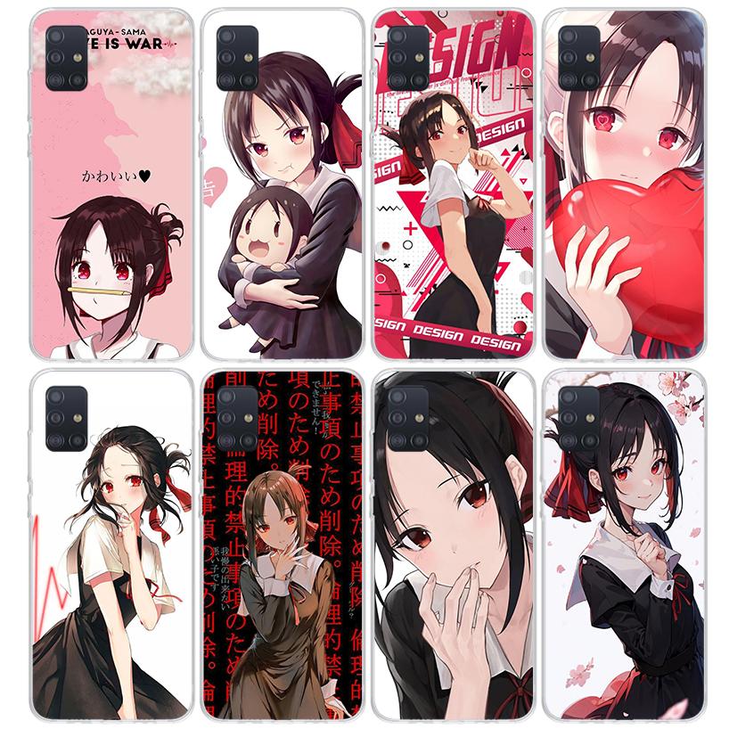 Kaguya Sama Shinomiya Phone Case For Samsung Galaxy A52 A51 A50S A32 A22 A12 A02S A72 A71 A31 A70 A30S Note 20 Ultra 10 Plus S10