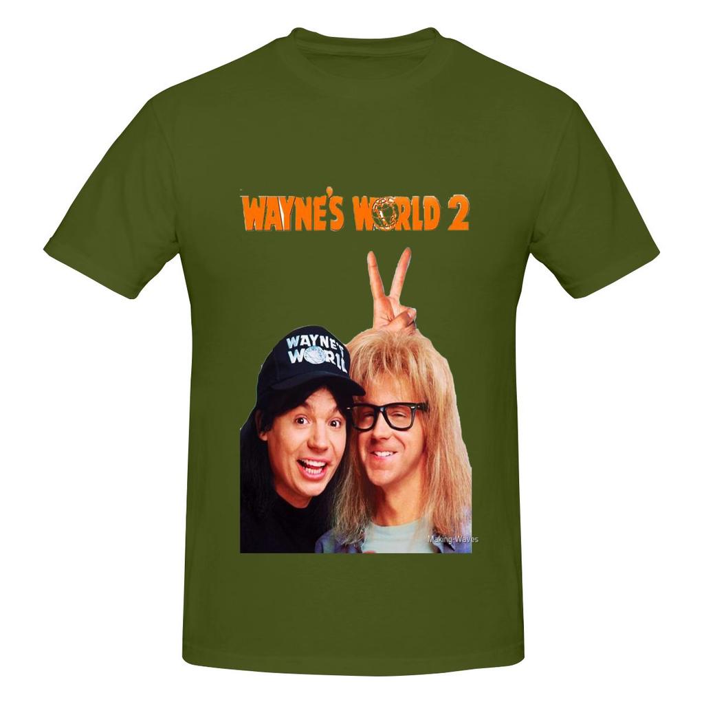 Funny Wayne S World 2 Unisexs Tshirt Printed Tops are loose and slim fit Womens Tshirts