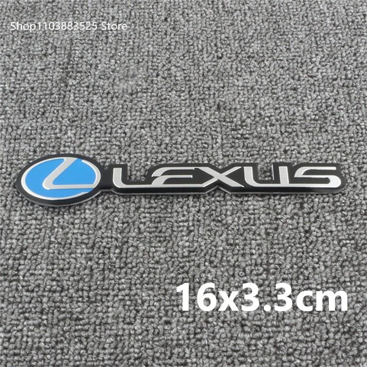 MTIQ6 Car Emblem Badge Sticker For Lexus F SPORT GS GX IS LS LX NX RX UX CT LC RC GX460 Ct200h IS250 ES 220D IS200 Fsport