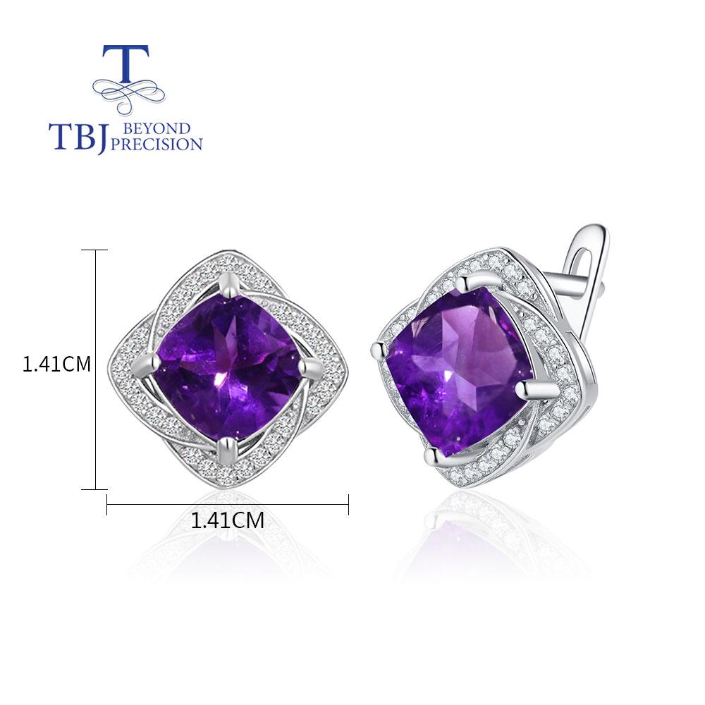 100% натуральный африканский аметист, подушка, небесно-голубой топаз, ювелирный комплект, кольцо, серьги, подвеска из стерлингового серебра 925 пробы для женщин