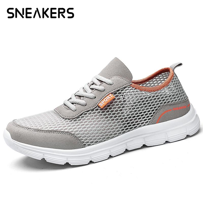 Men Shoes Autumn Soft Loafers Lazy Shoes Lightweight Cheap Mesh Casual Shoes Men Sneakers Tennis 38-48