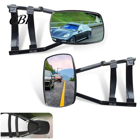 Adjustable Trailer Mirror Extension Universal Towing Extender, Clip-on Side View Safety Mirror, Extra Quick Release Large Field of for Truck SUV And