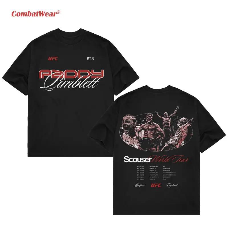 Paddy Pimblett World Tour Shirt Vintage Combat Sports Graphic