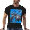 Manatee Family T-Shirt Man T Shirt Designer T Shirts Designer Funny T Shirts Cotton T-shirt